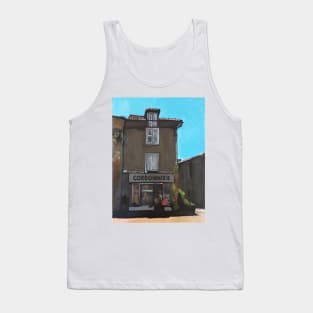 France, Intense Blue Sky Tank Top